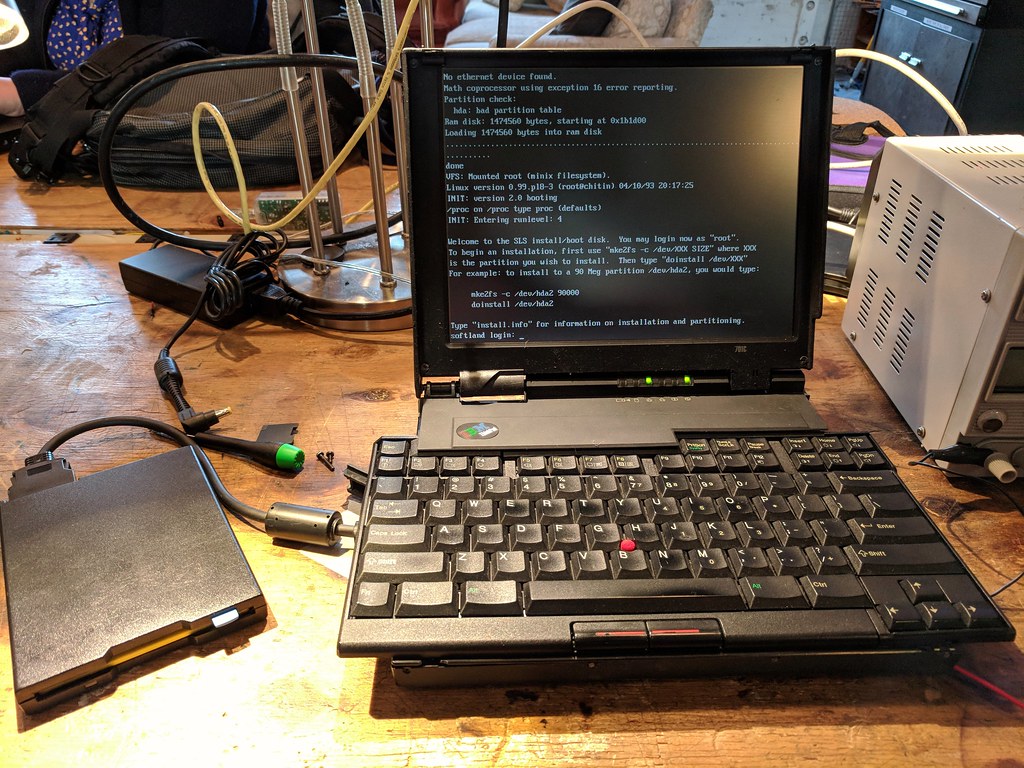 Linux on a classic Butterfly Thinkpad